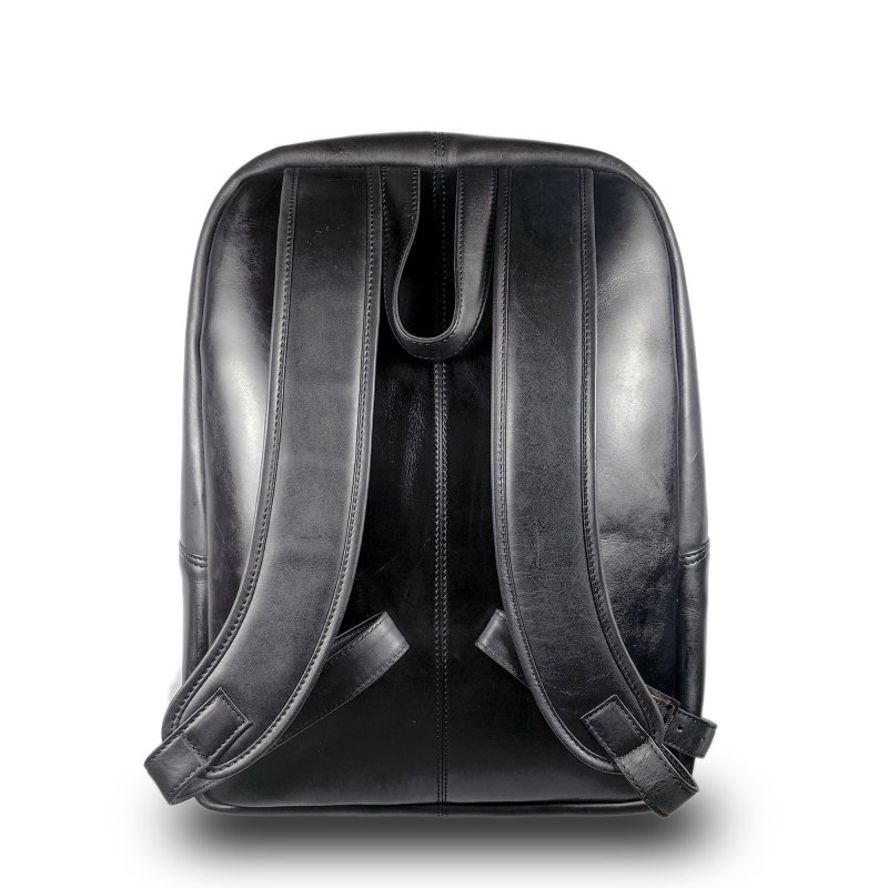 Kasiyar Leather Backpack Black