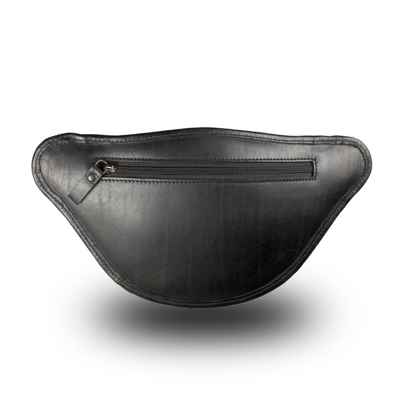 Kasiyar Leather Bum / Waist Bag Black