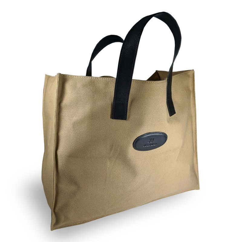 Kasiyar Leather Canvas Bag (Large)