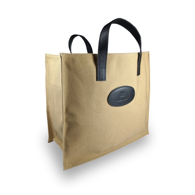 Kasiyar Leather Canvas Bag (Medium)