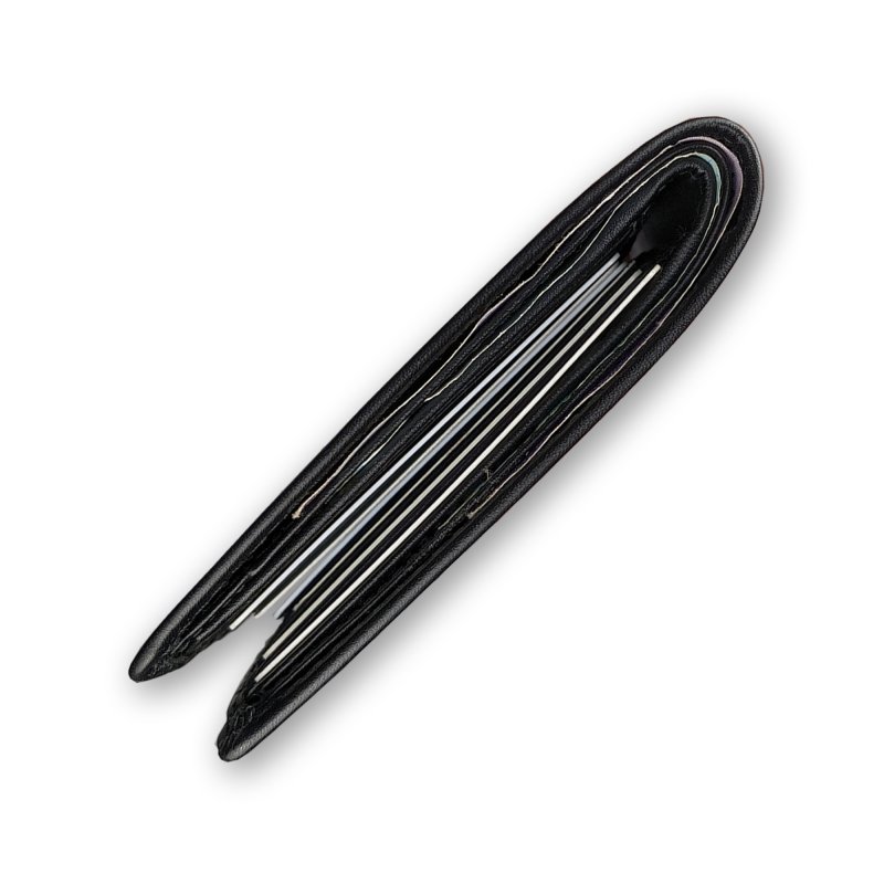 Kasiyar Leather Classic Wallet Black