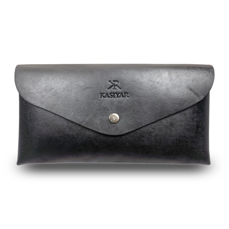 Kasiyar Leather Envelope Pouch